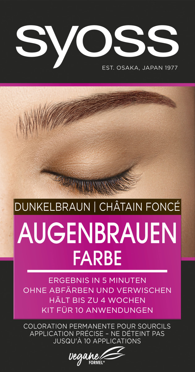 Augenbrauenfarbe Dunkelbraun  4-1, 17 ml
