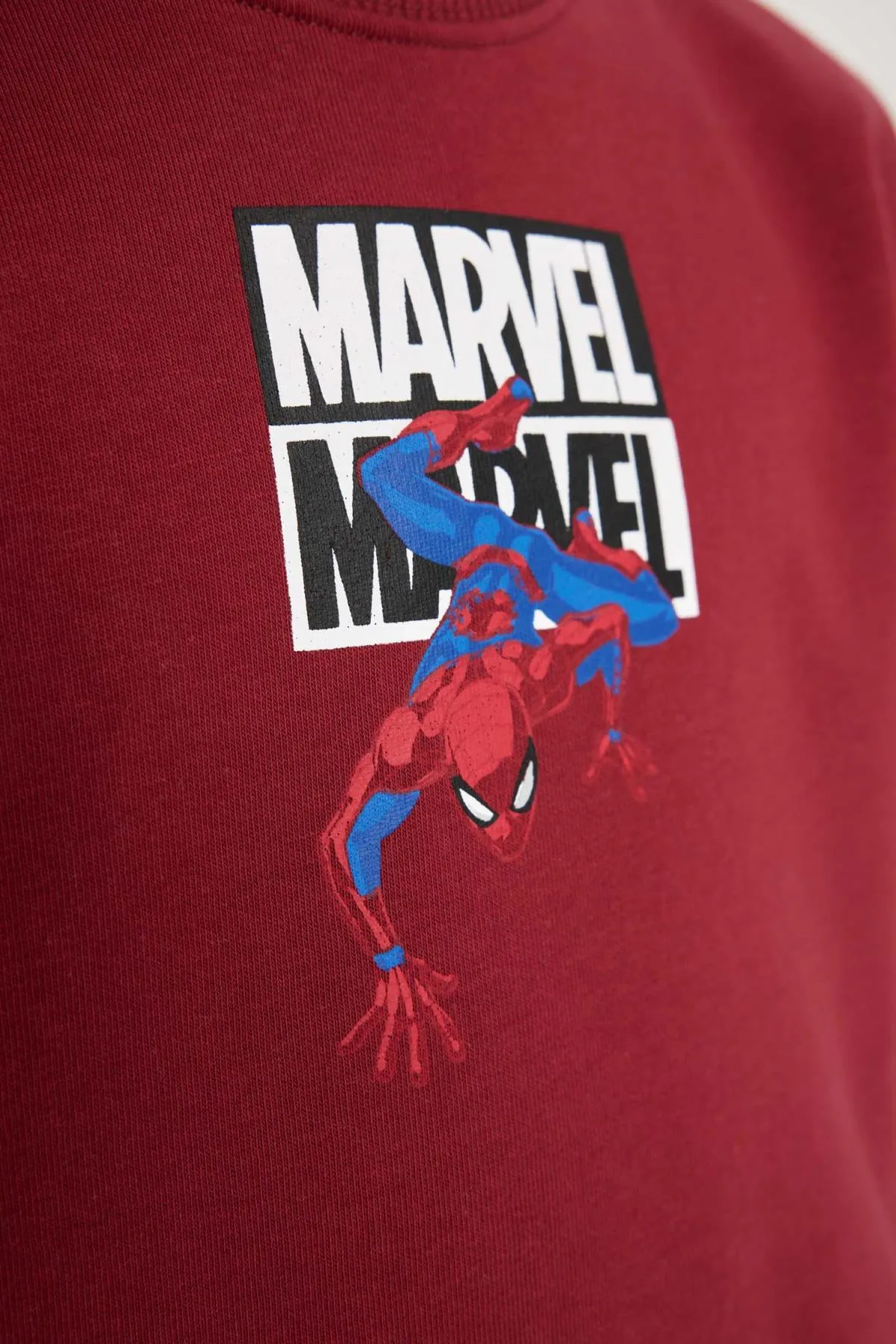 DeFacto  Dickes Marvel Spiderman-Sweatshirt mit Rundhalsausschnitt für Jungen