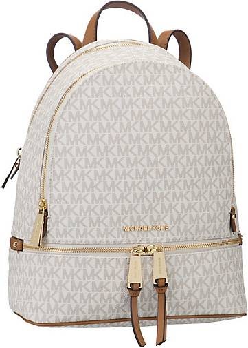 Michael Kors Rucksack / Backpack Rhea Zip Medium Backpack MK Signature