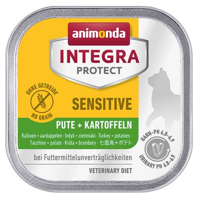 Sparpaket Animonda Integra Protect Adult Sensitive 24 x 100 g Schale