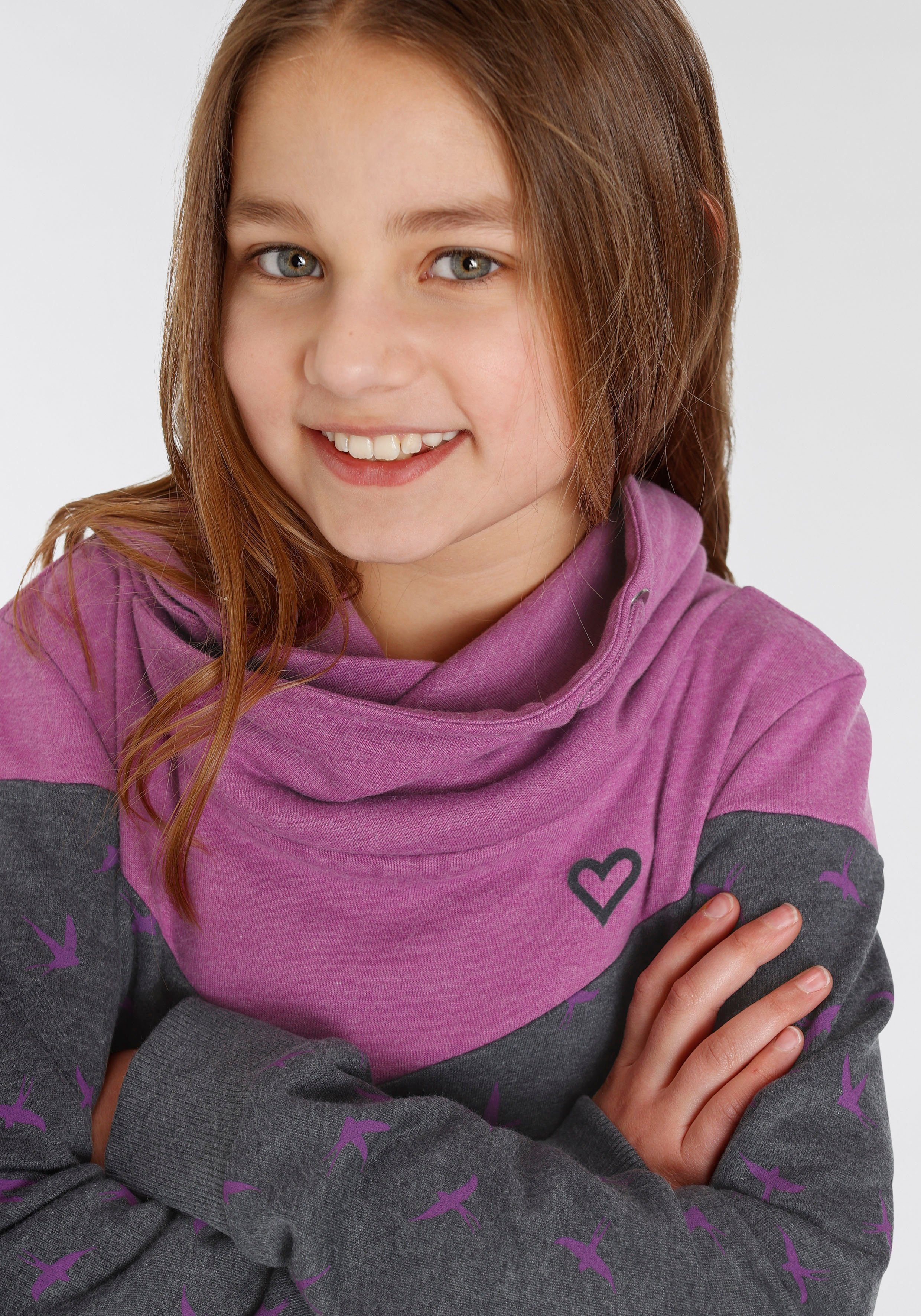 Alife & Kickin Sweatkleid mit süßem allover Druck NEUE MARKE! Alife & Kickin für Kids.