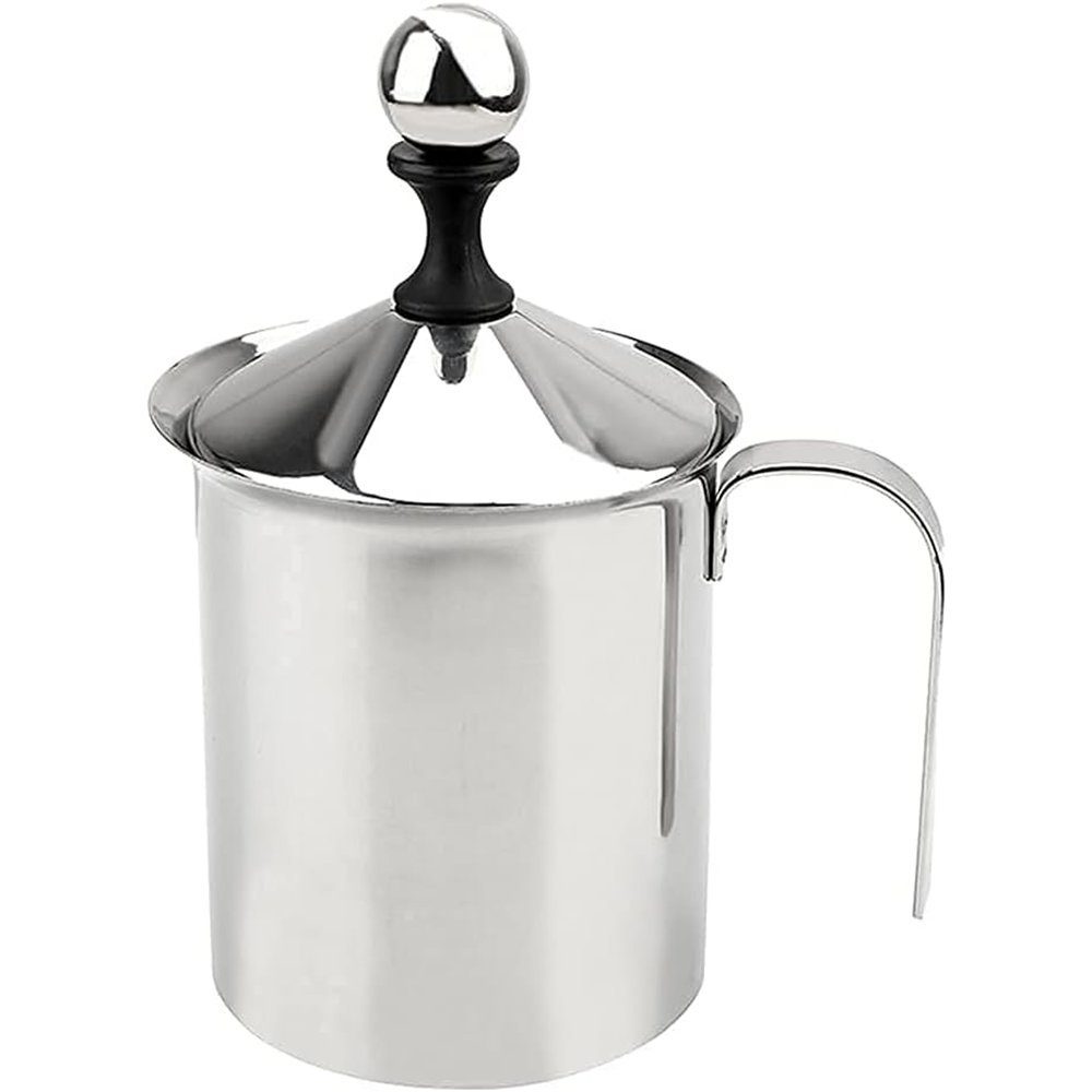 Zimtky Milchaufschäumer Milchaufschäumer Krug, 800ML Edelstahl Manueller Milchaufschäumer