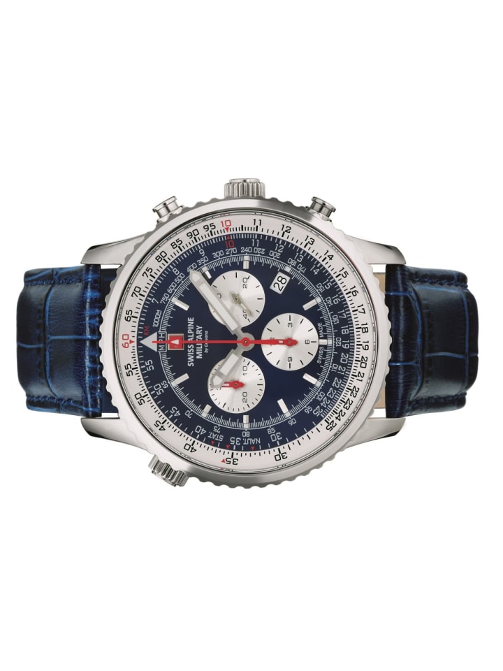 Swiss Military Quarzuhr 7078.9535SAM in Silber günstig kaufen onesize