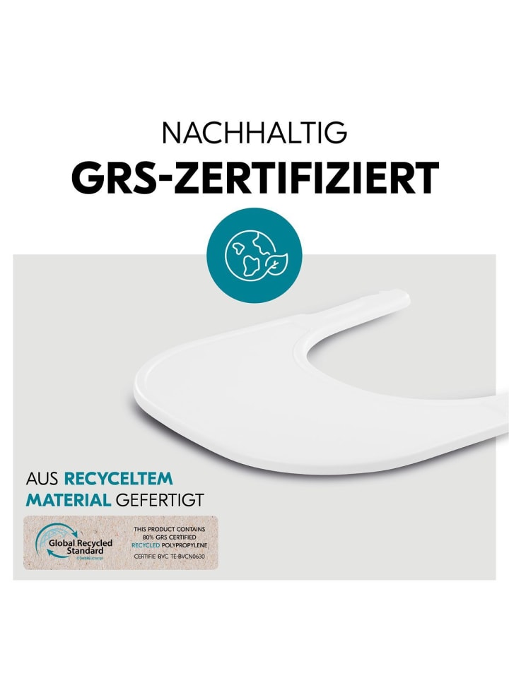 Hauck Hochstuhl Arketa Beech - im Sparset inkl. in braun,grau günstig kaufen onesize