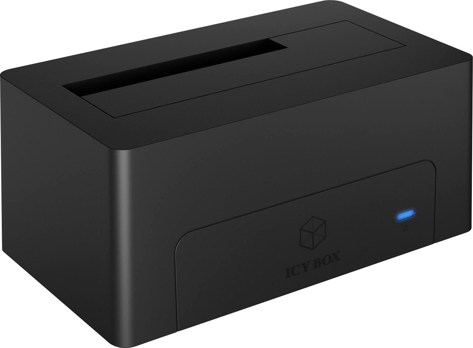 ICY BOX Festplatten-Dockingstation ICY BOX SATA 2,5 oder 3,5 zu USB 3.1 Gen 2 Type-C, HDD/SSD
