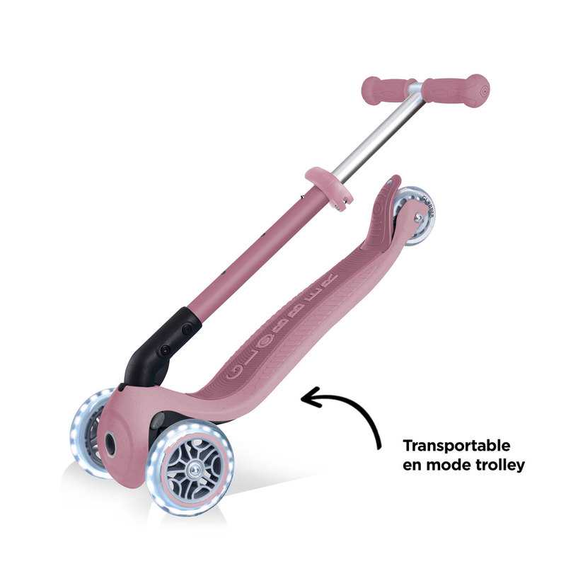 Trottinette 3 roues junior eco rose berry Globber