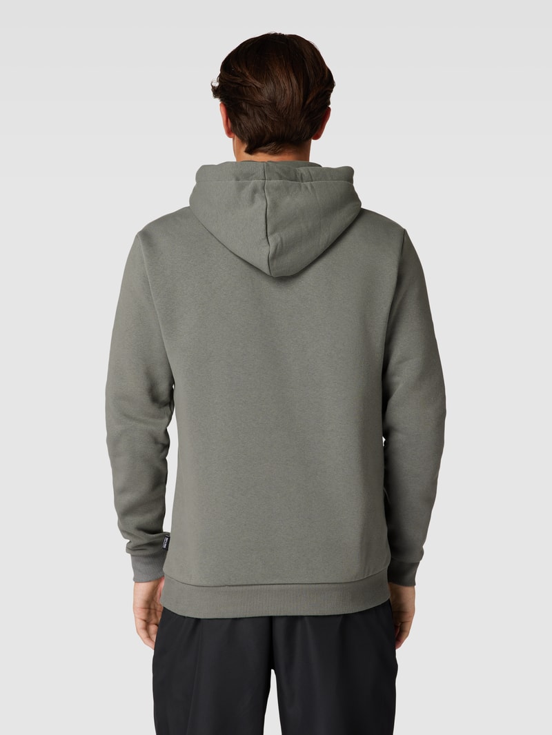 Hoodie in melierter Optik Modell 'CERES' in hellgrau