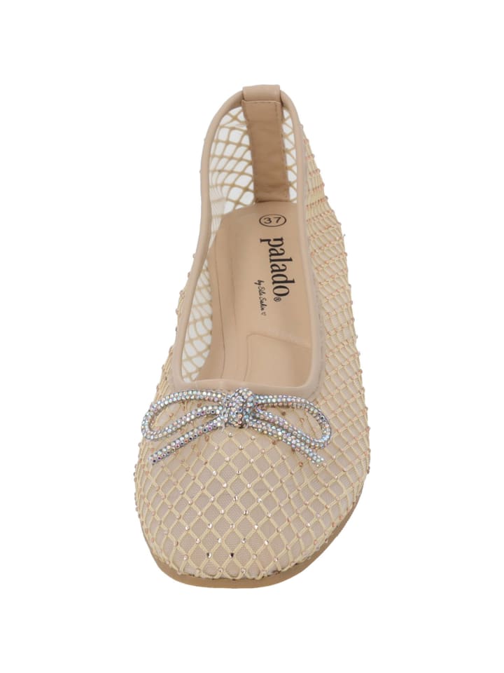 palado Ballerinas in beige glitter combi günstig kaufen