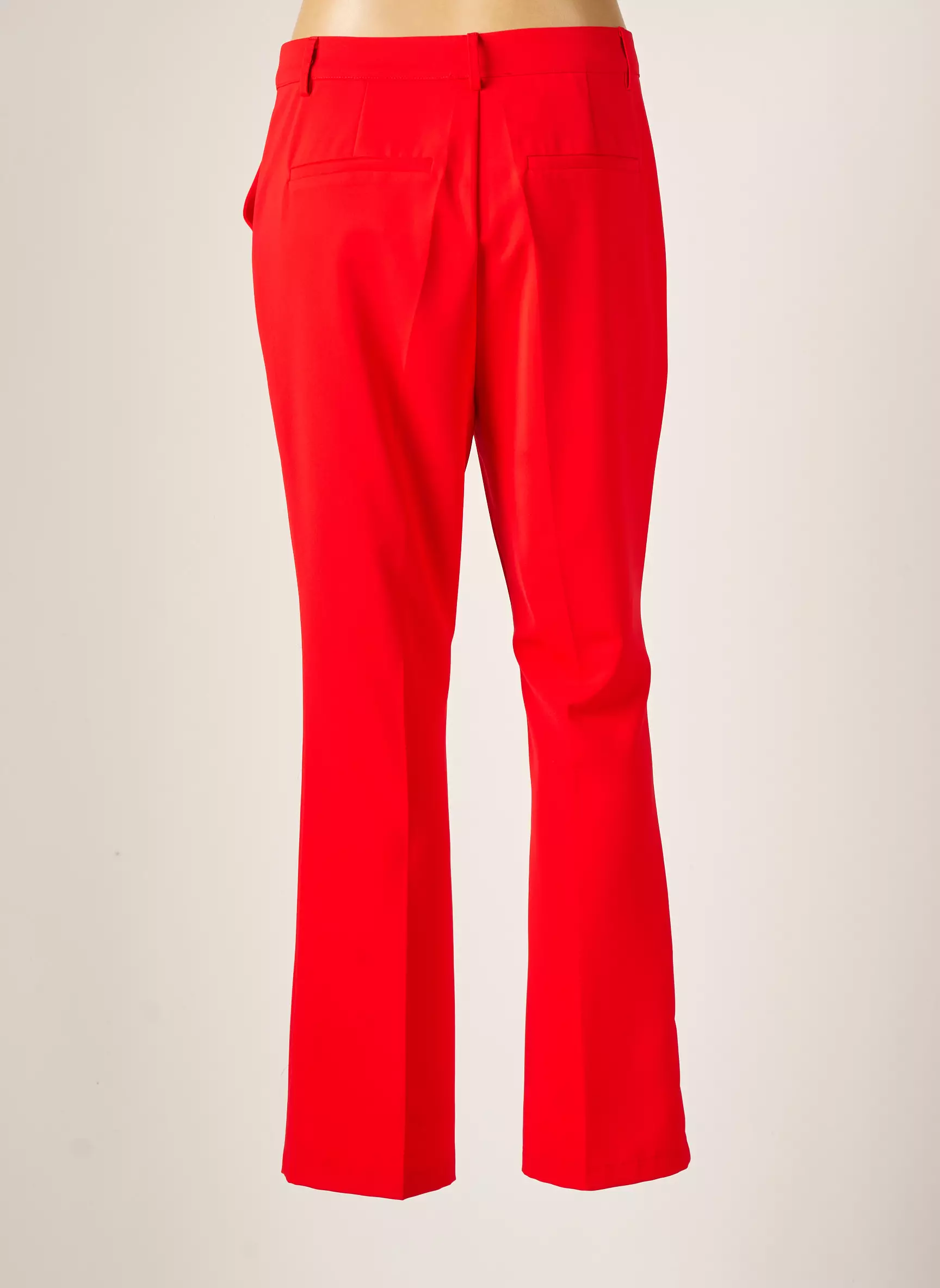 Lola Casademunt Pantalons Droits Femme couleur rouge