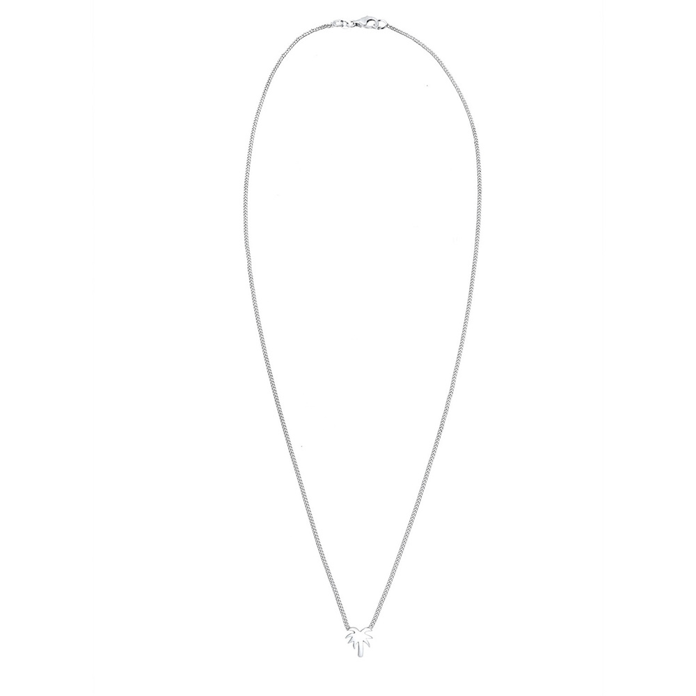 Elli Elli Collier Femme Palme Plage Boho - (925/1000) Argent Bijoux