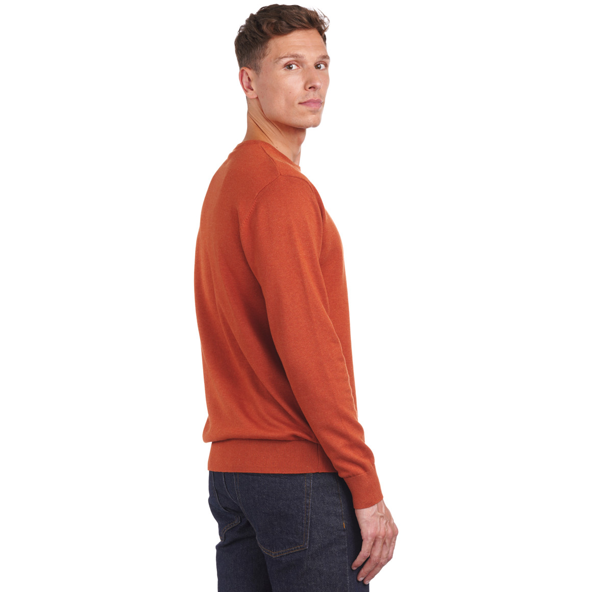 Herren Feinstrickpullover mit Rundhals