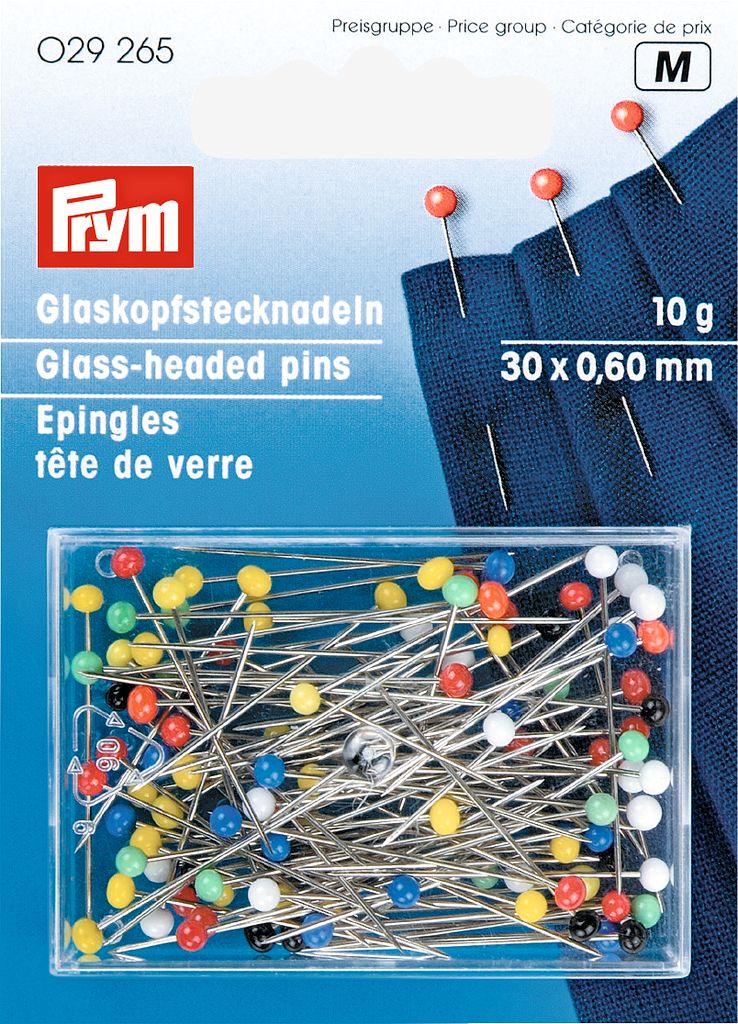 Kołki guzikowe nr 9 0,6x30mm asst.