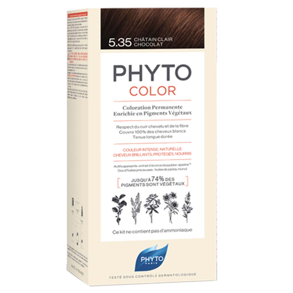 Phyto Color 5.35 Hellbraun Schokolade Pack 2x50 ml