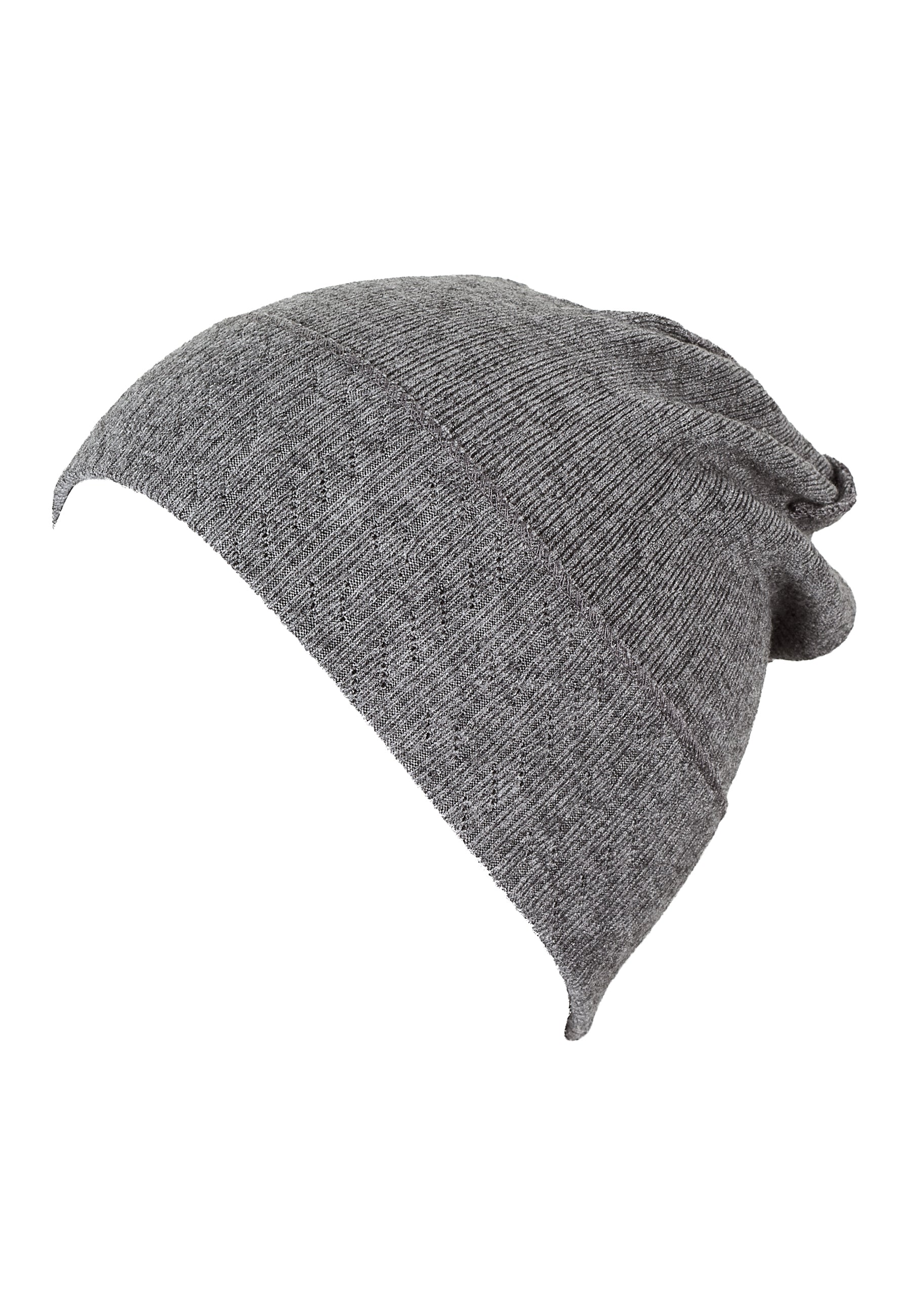 Slouch-Beanie mit Struktur aus Mischgewebe
