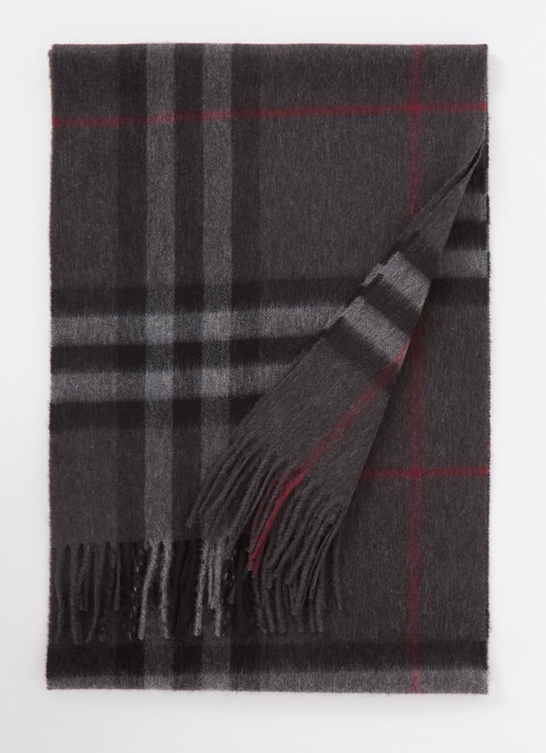 Burberry kašmira šalle ar rūtainu rakstu 170 x 30 cm