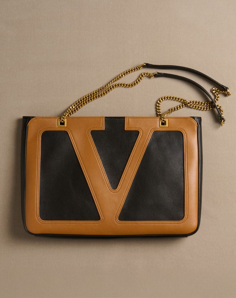 Valentino Garavani Viva Superstar Bolsa Média Nappa