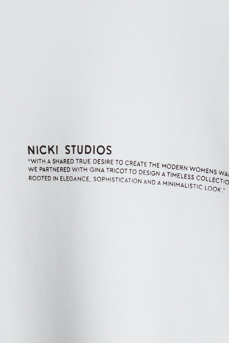 Nicki t-shirt