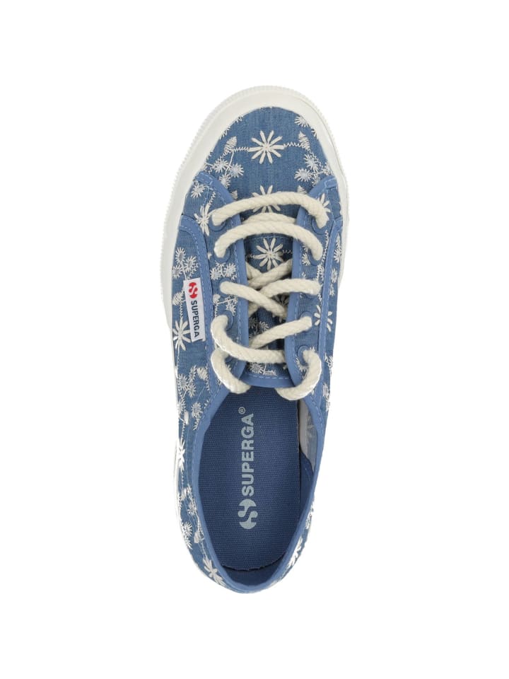 Superga Schnürschuhe in blue indaco-favorio günstig kaufen