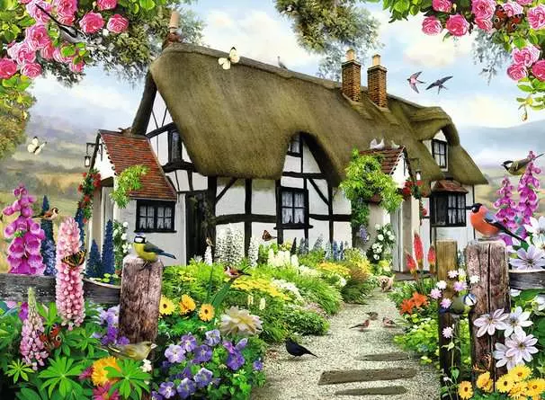 Puzzle 500 Teile - Verträumtes Cottage