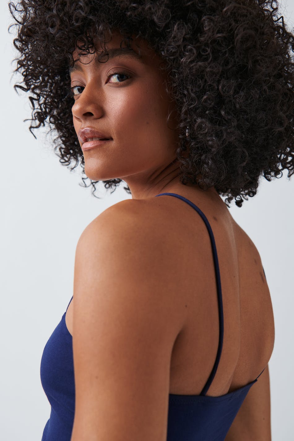 Spaghetti strap singlet