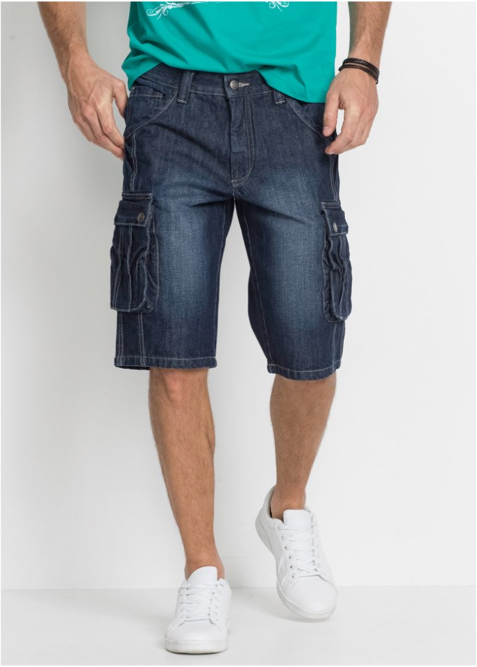 Cargo-Jeans-Bermuda Regular Fit