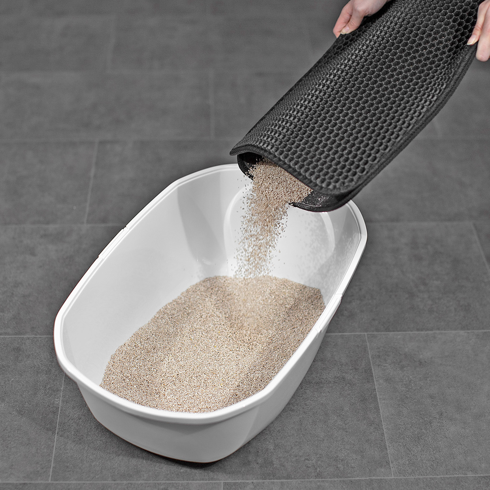 Lionto Toilettenzubehör Lionto doppellagige Katzenstreu-Matte L
