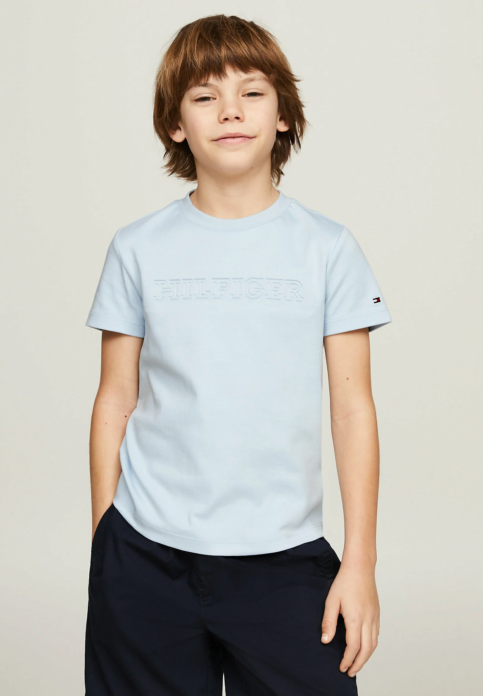 Tommy Hilfiger MONOTYPE LOGO EN RELIEVE - Camiseta con estampado