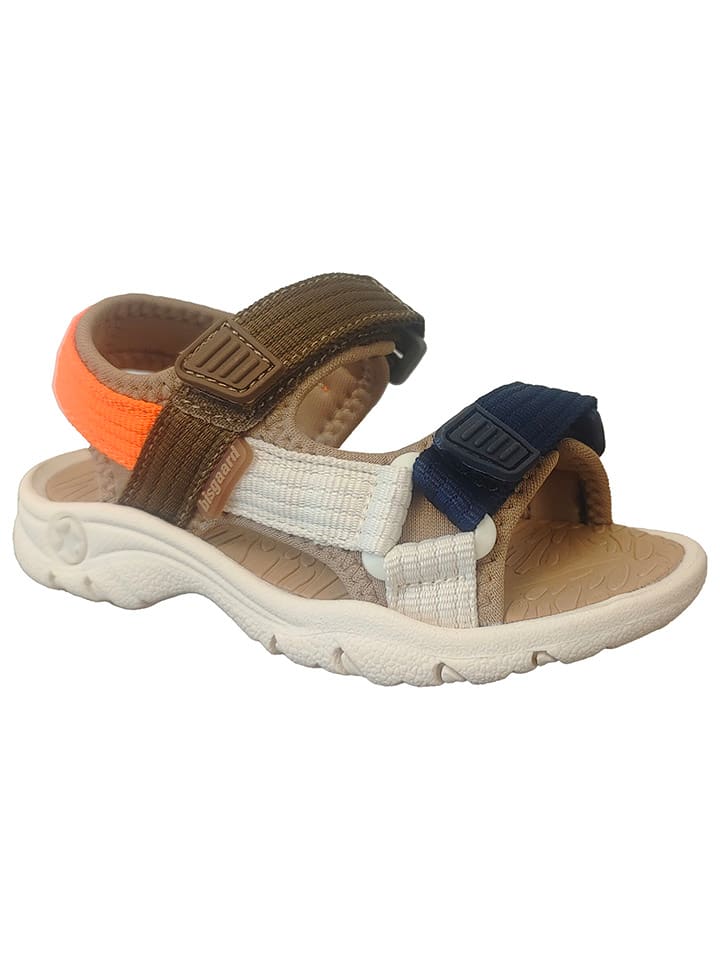bisgaard Sandalen in Braun/ Orange/ Dunkelblau günstig kaufen