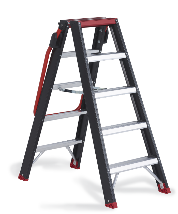 Altrex 192603 TDO 3 Scala Taurus a doppia faccia con gradini 2x3 rivestiti!