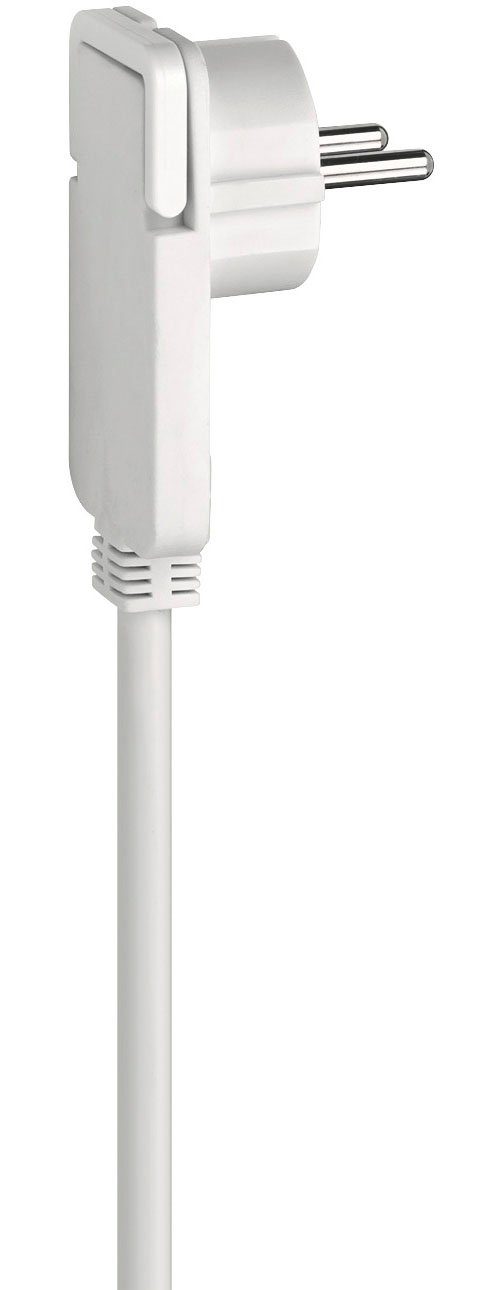 Brennenstuhl Comfort-Line Plus Steckdosenleiste 4-fach (Kabellänge 2 m), mit Flachstecker, Schalter und extra breiten Abständen der Steckdosen