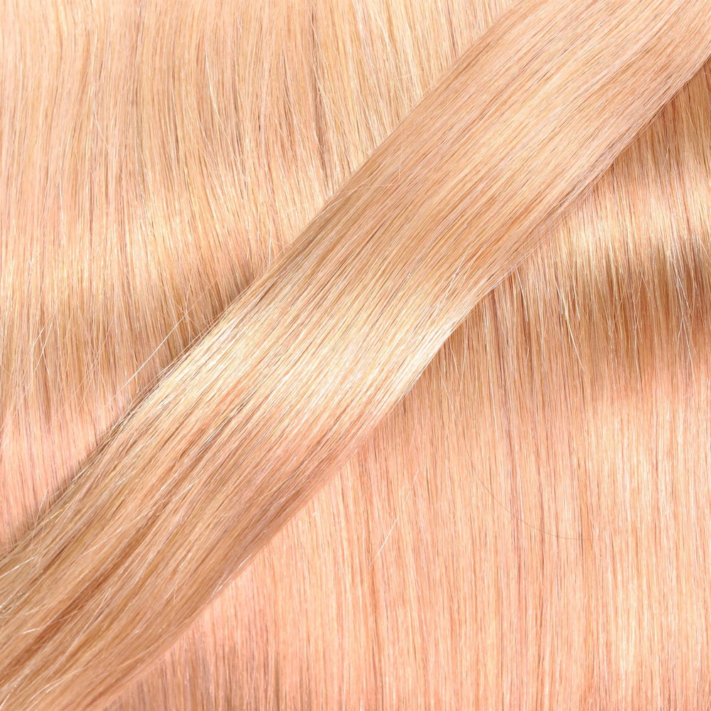 hair2heart Extensions à froid Microring Premium cheveux naturels #18 Noisette 0.5g extensions