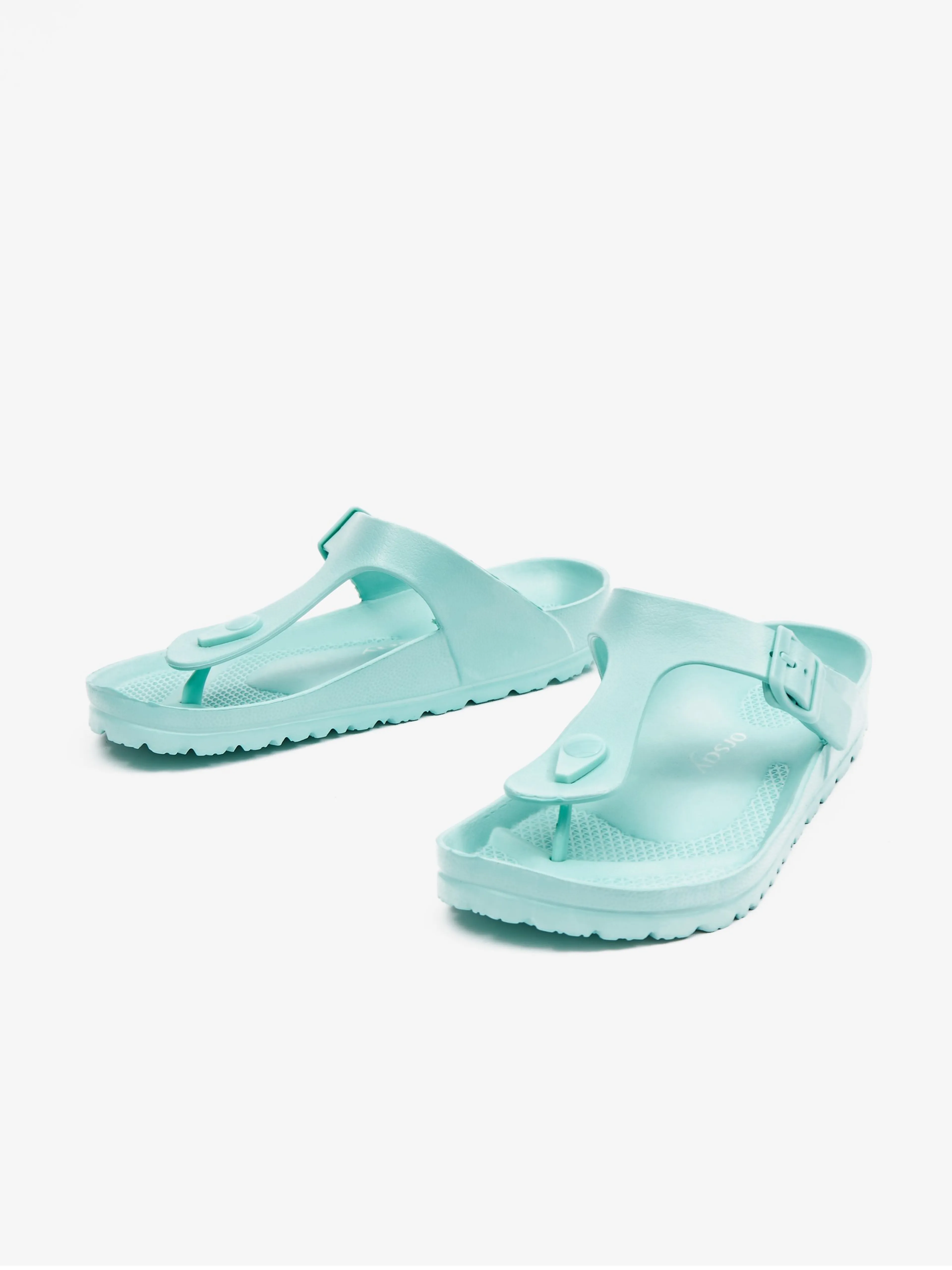Türkisfarbene Damen-Flip-Flops ORSAY
