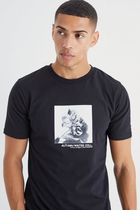 Slim-Fit T-Shirt mit Print