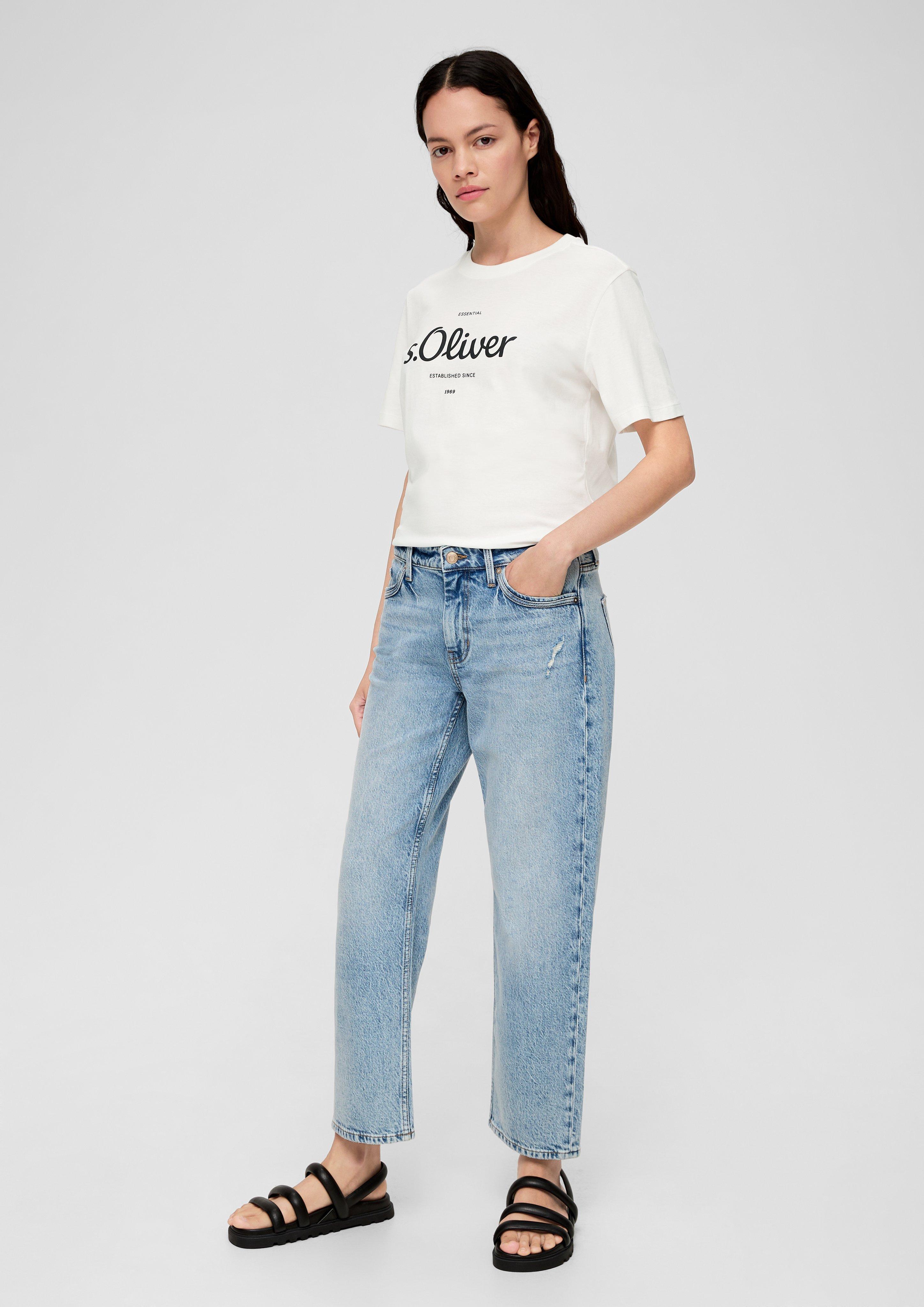 T-Shirt mit Label-Print  2136463-02D0