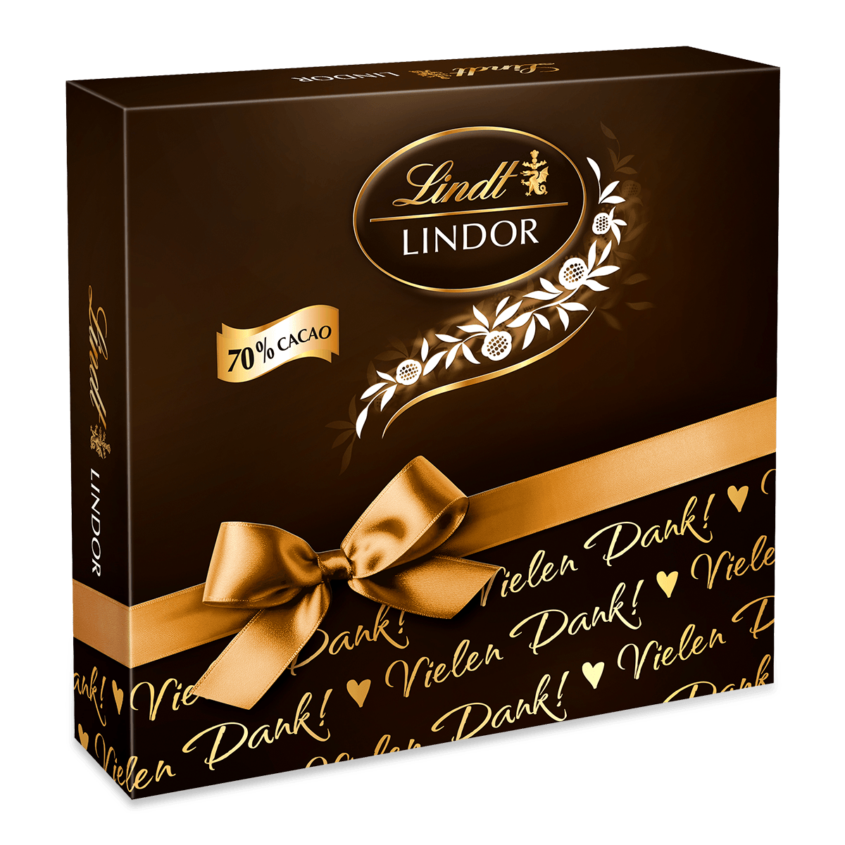 LINDOR Präsent Box Extra Dark 70%, 186g