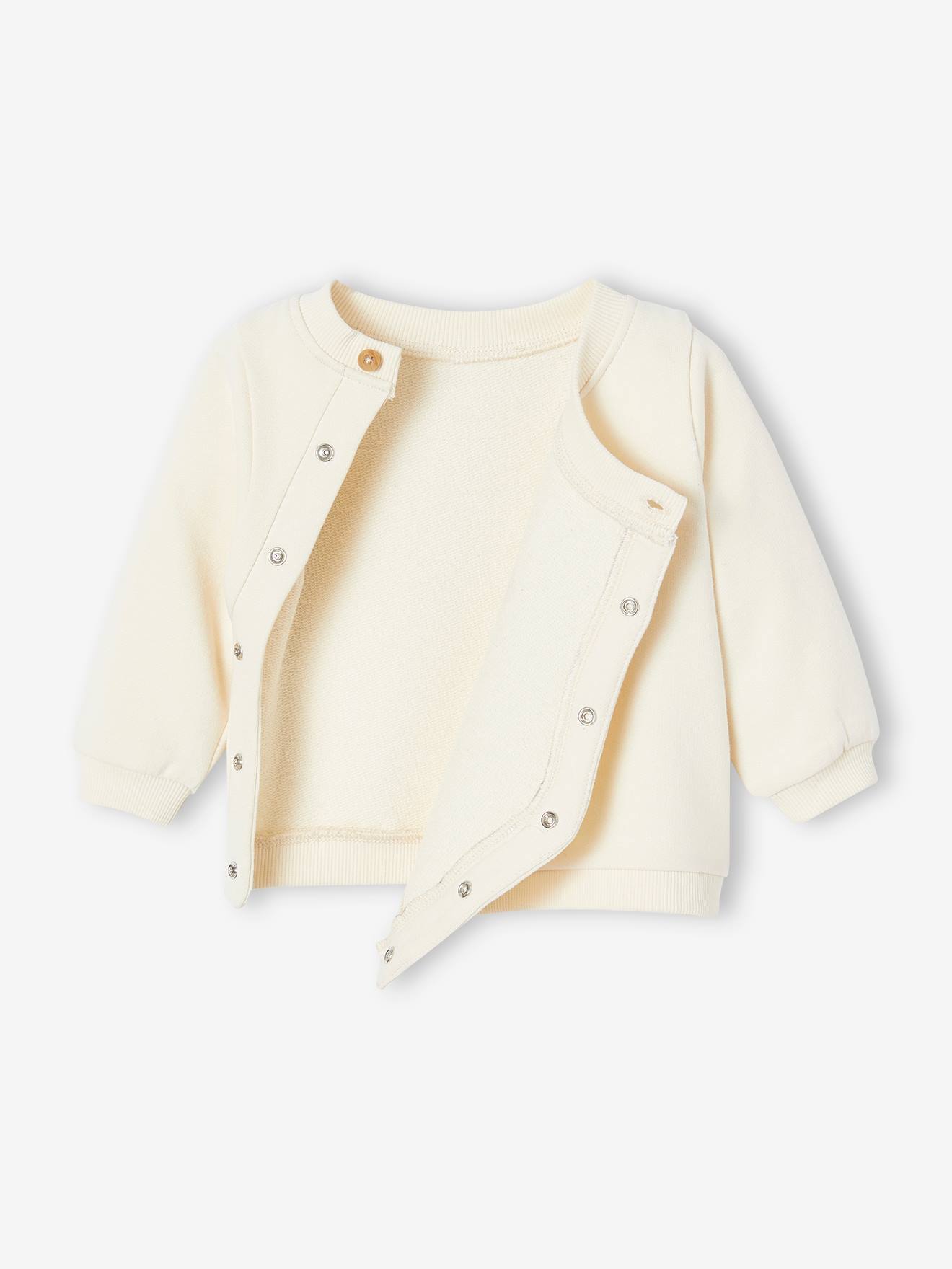 Sweat bébé imprimé mouton écru