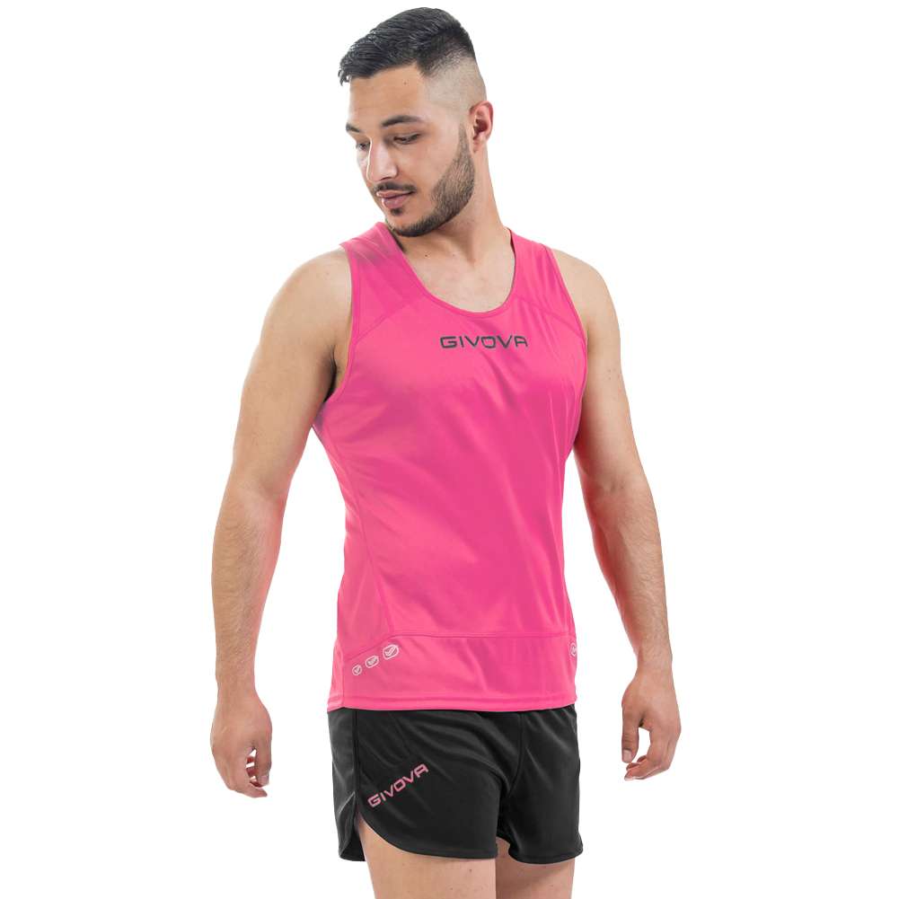 Givova New York Herren Leichtathletik Set Singlet + Short KITA07-0610
