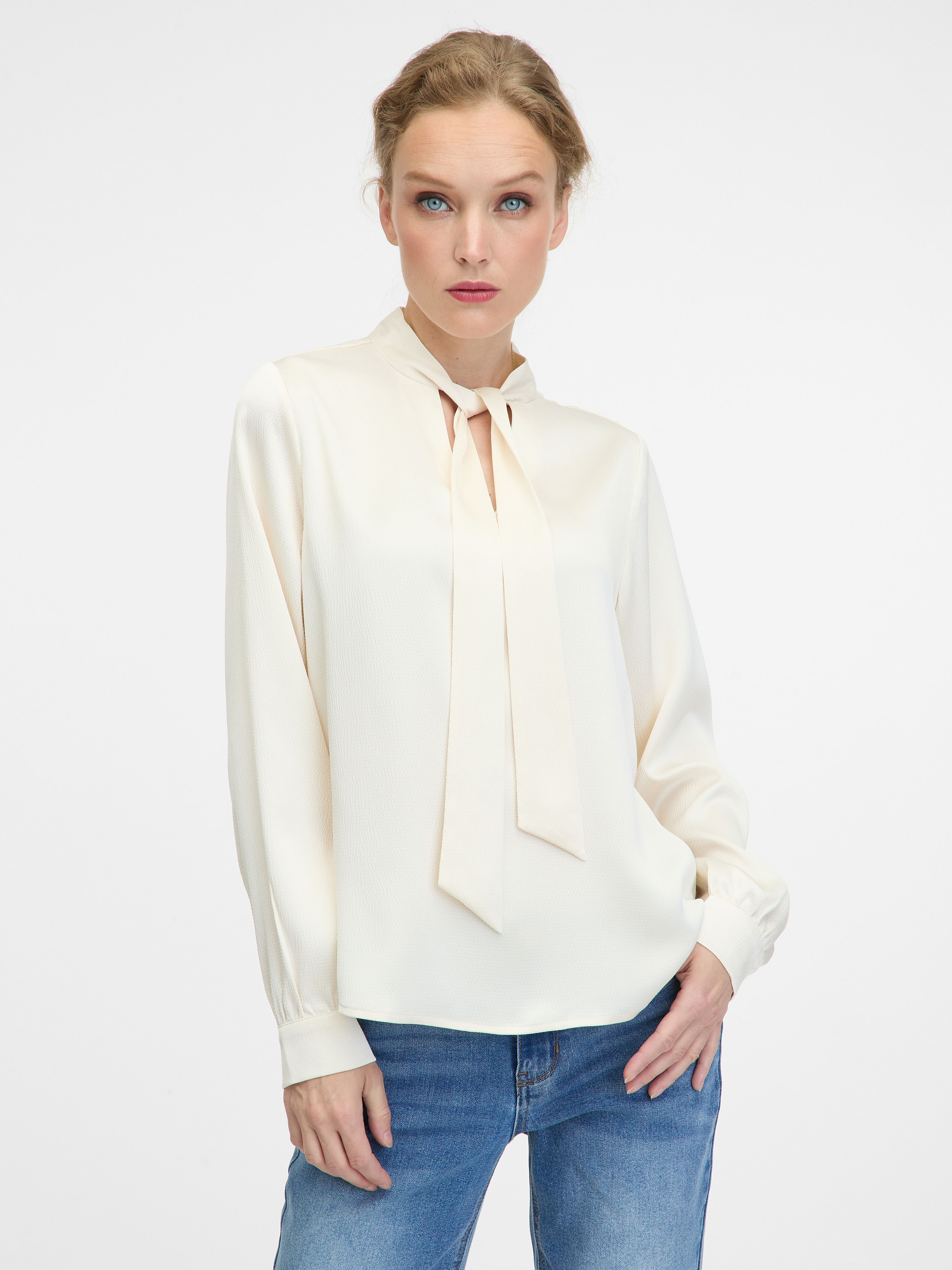 Weiße Damen-Bluse ORSAY