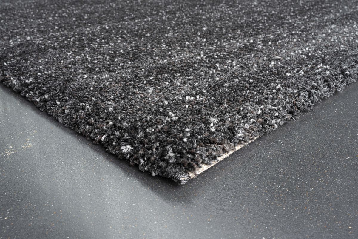 Webteppich Kalahari Schwarz-Grau 80 x 150 cm