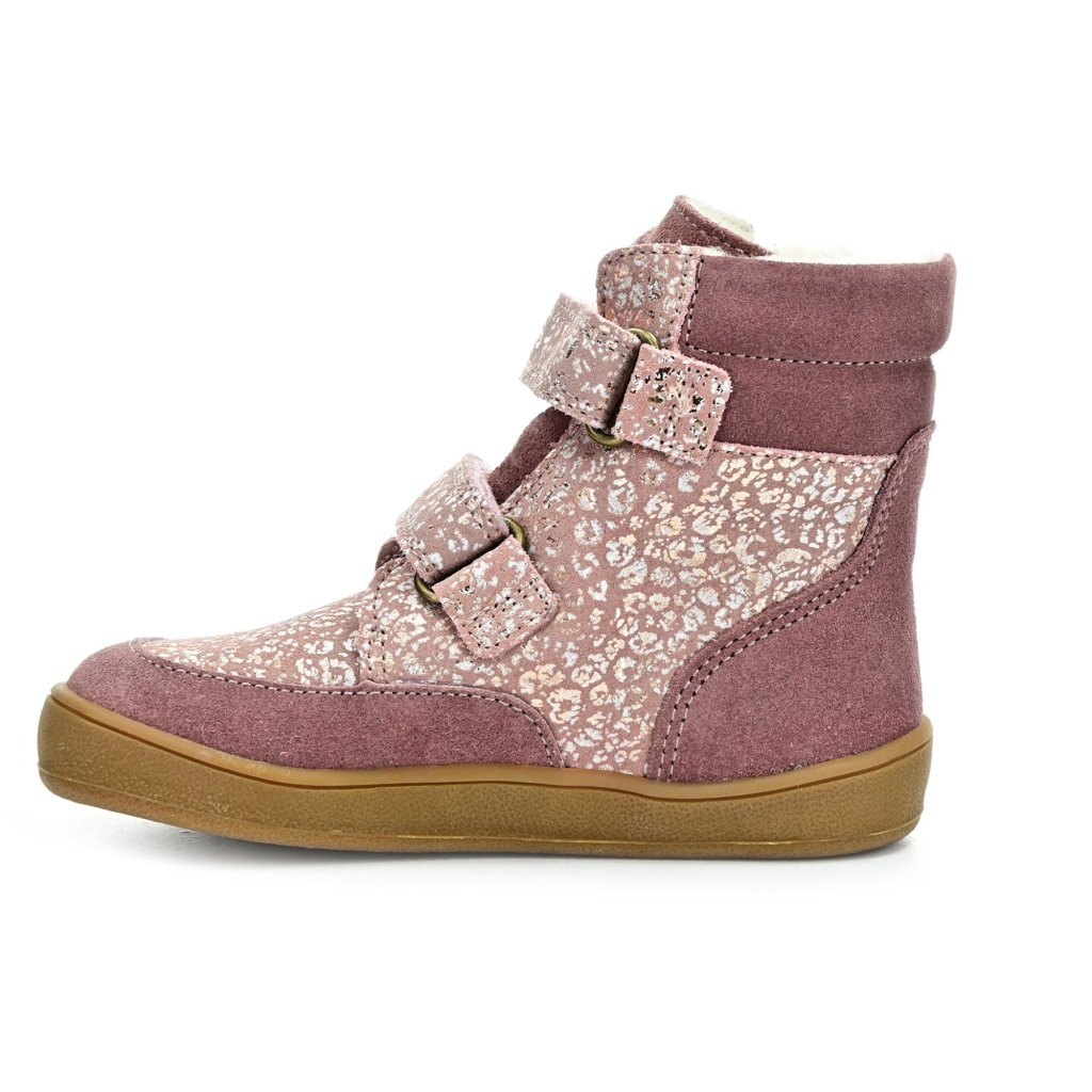 Bundgaard Basil Strap II Tex Rose Shell Winterbarfußschuhe
