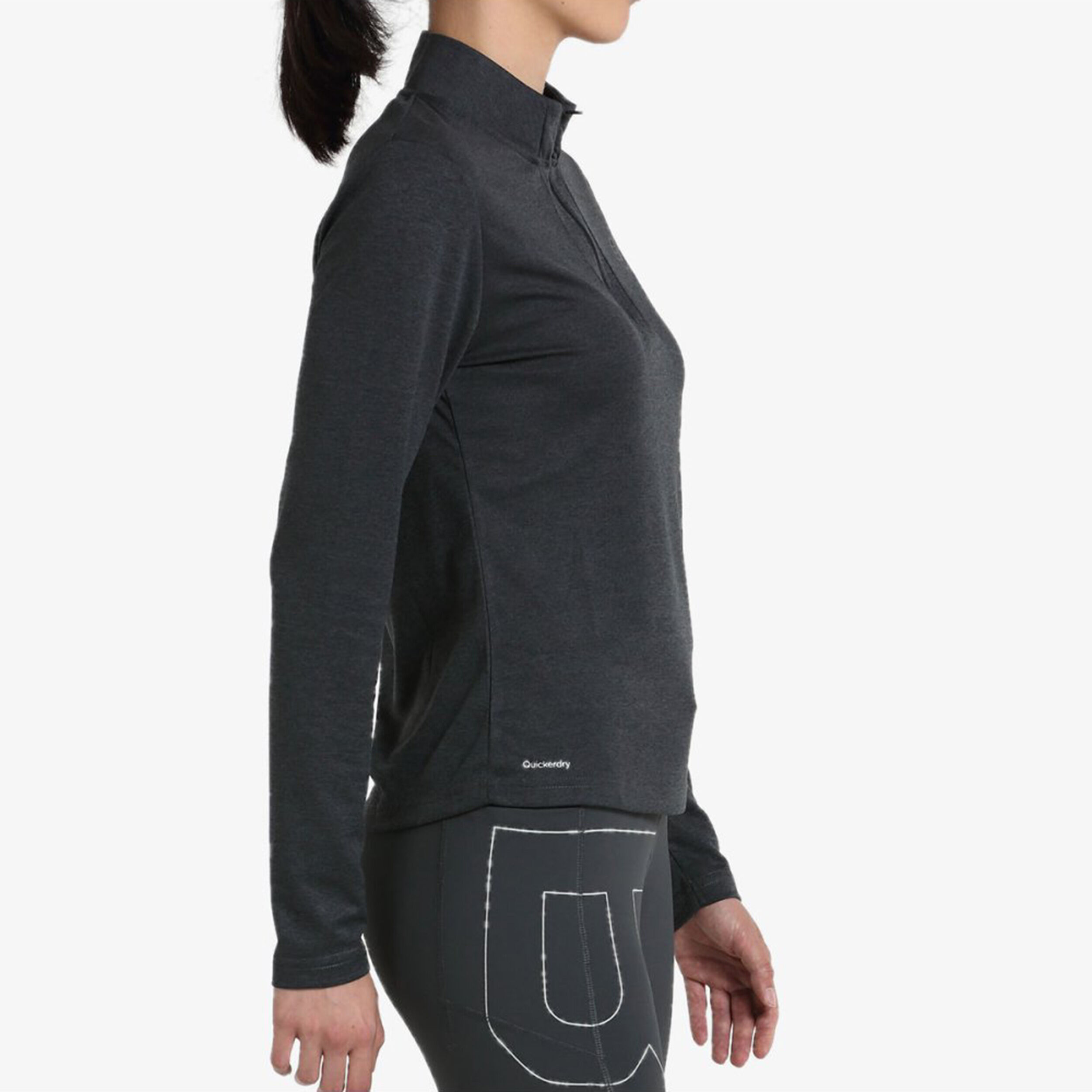 Zanga 1/4 Zip Longsleeve Damen - Koralle