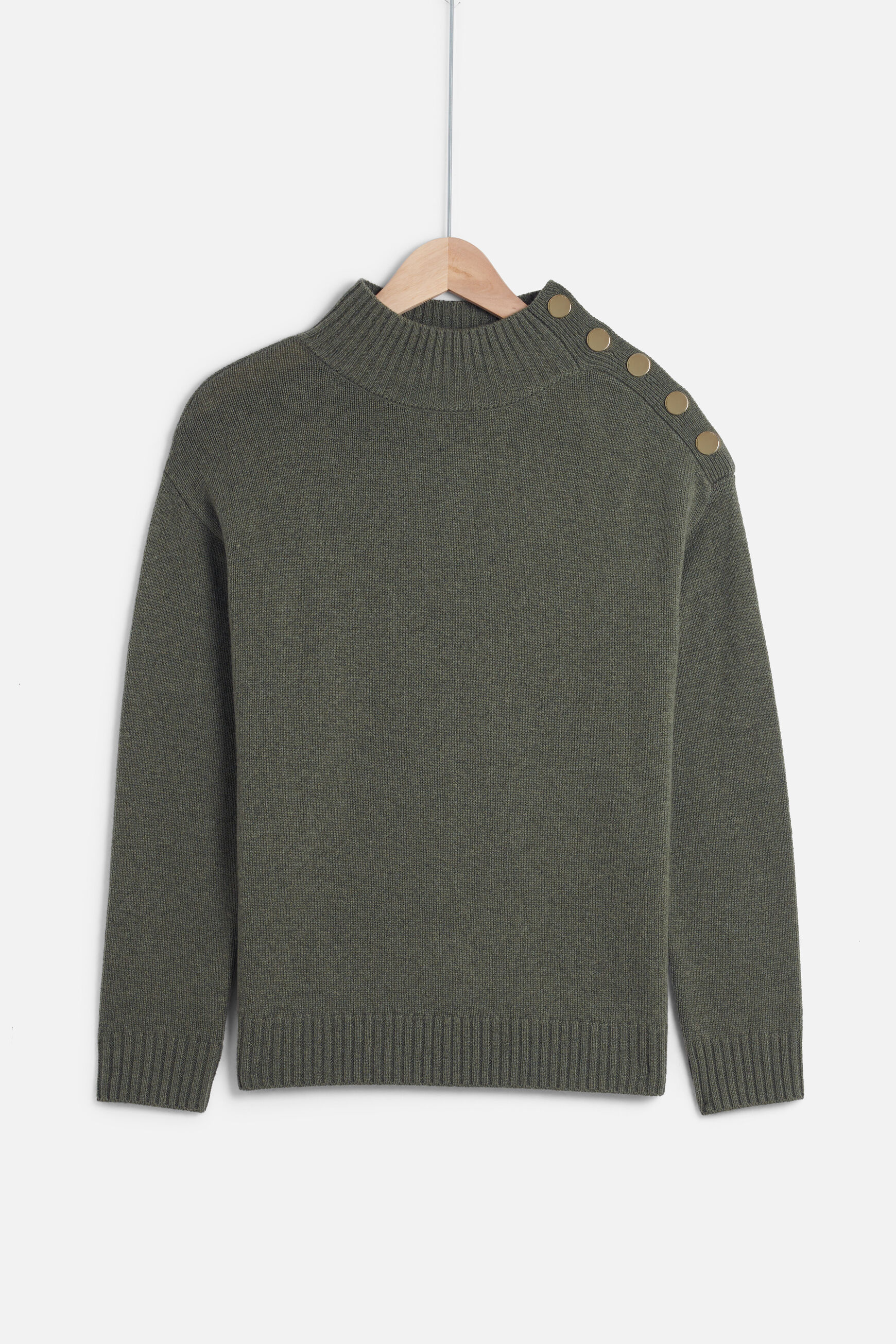 pull martin vert kaki femme
