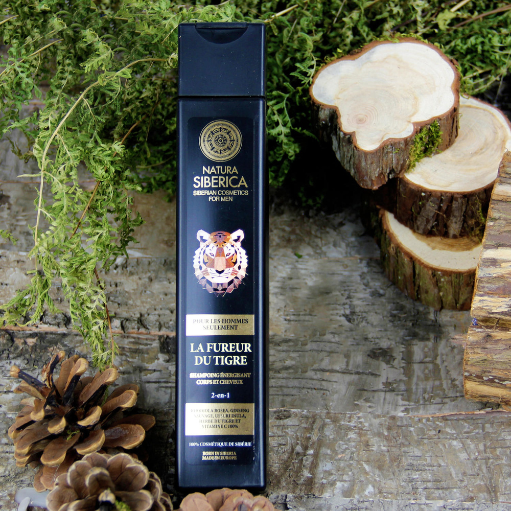 Natura Sibérica La Fureur du Tigre Shampoing Energisant 2-En-1