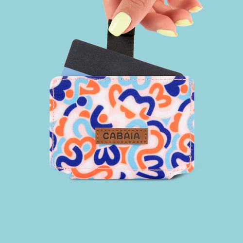 Orange Hoi An card holder