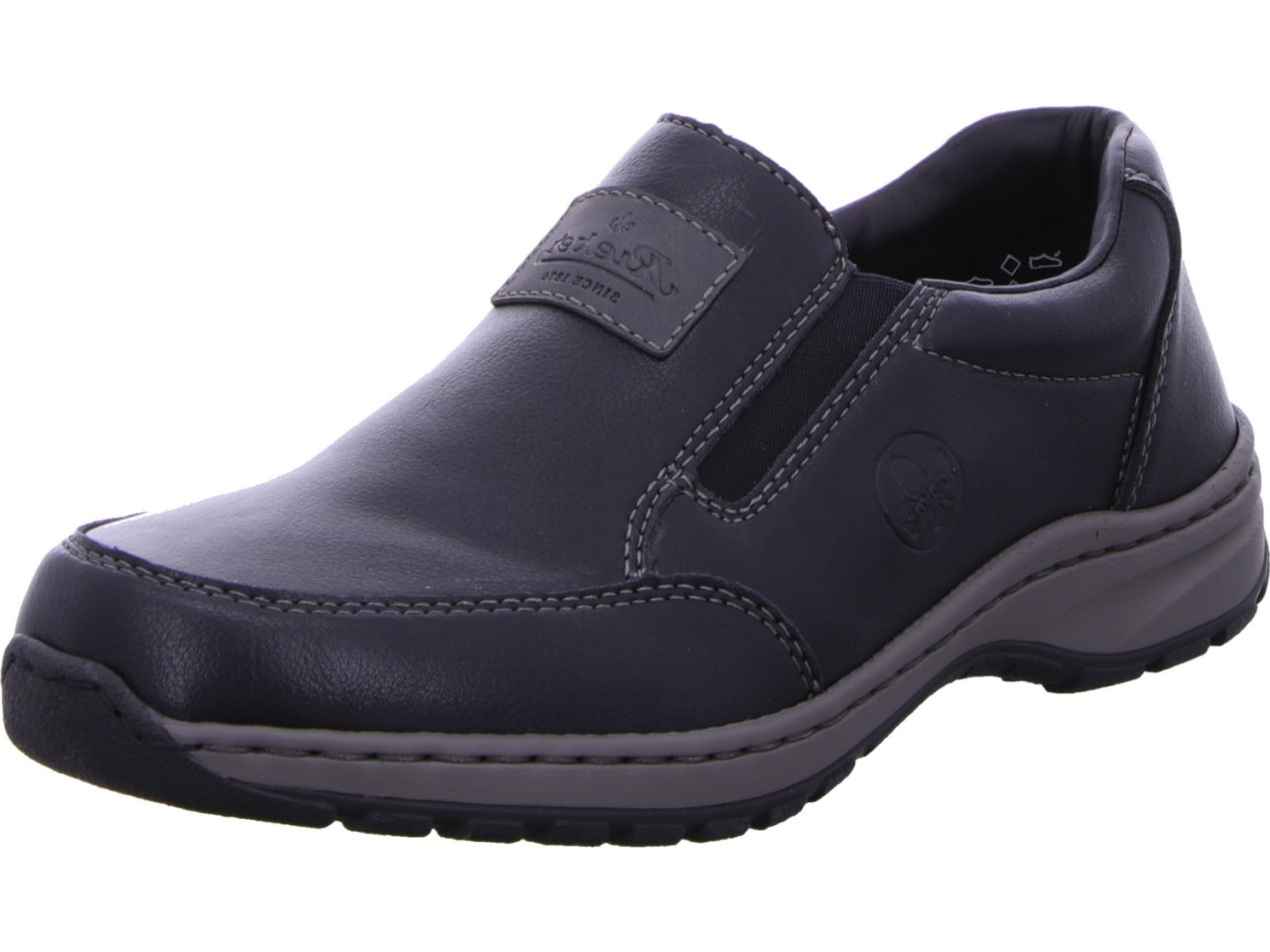 RIEKER Komfort Slipper bunt HWK Herren Halbschuhe