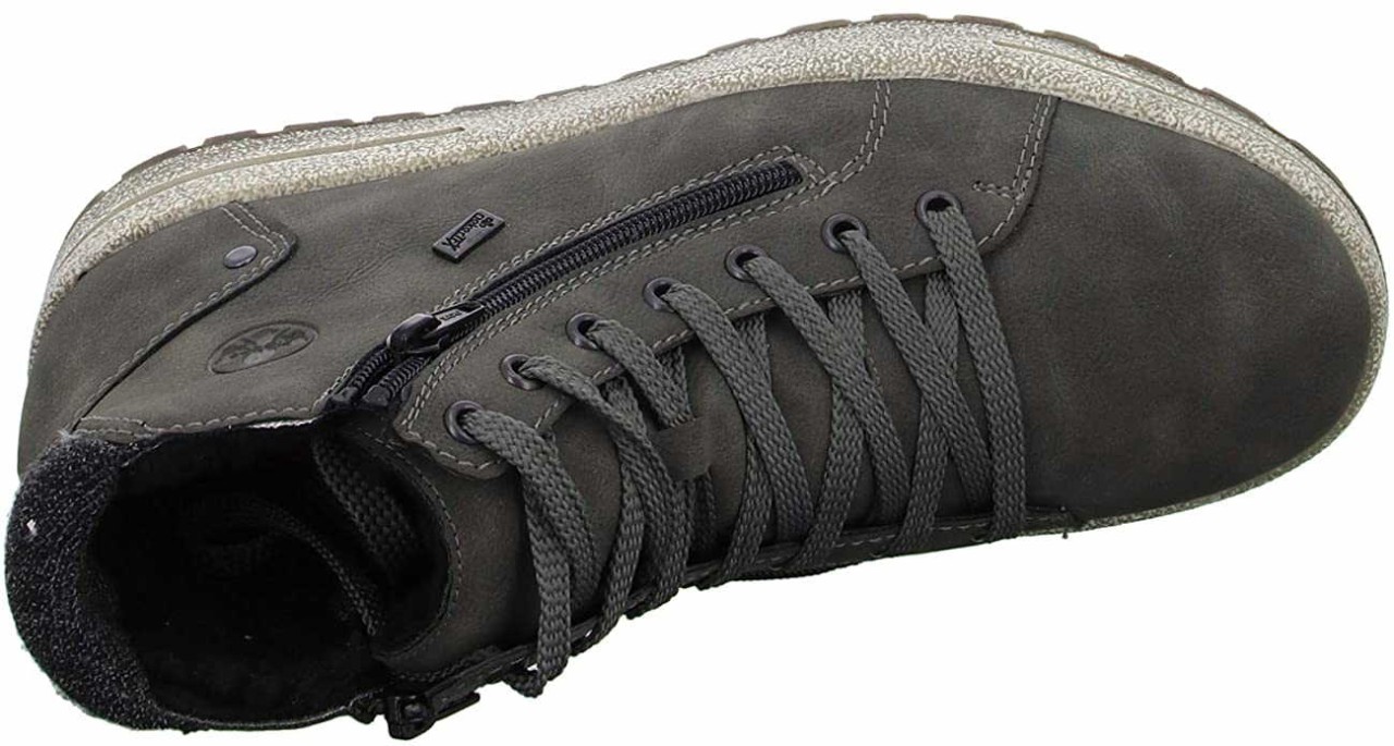 RIEKER Schnür-Stiefeletten grau