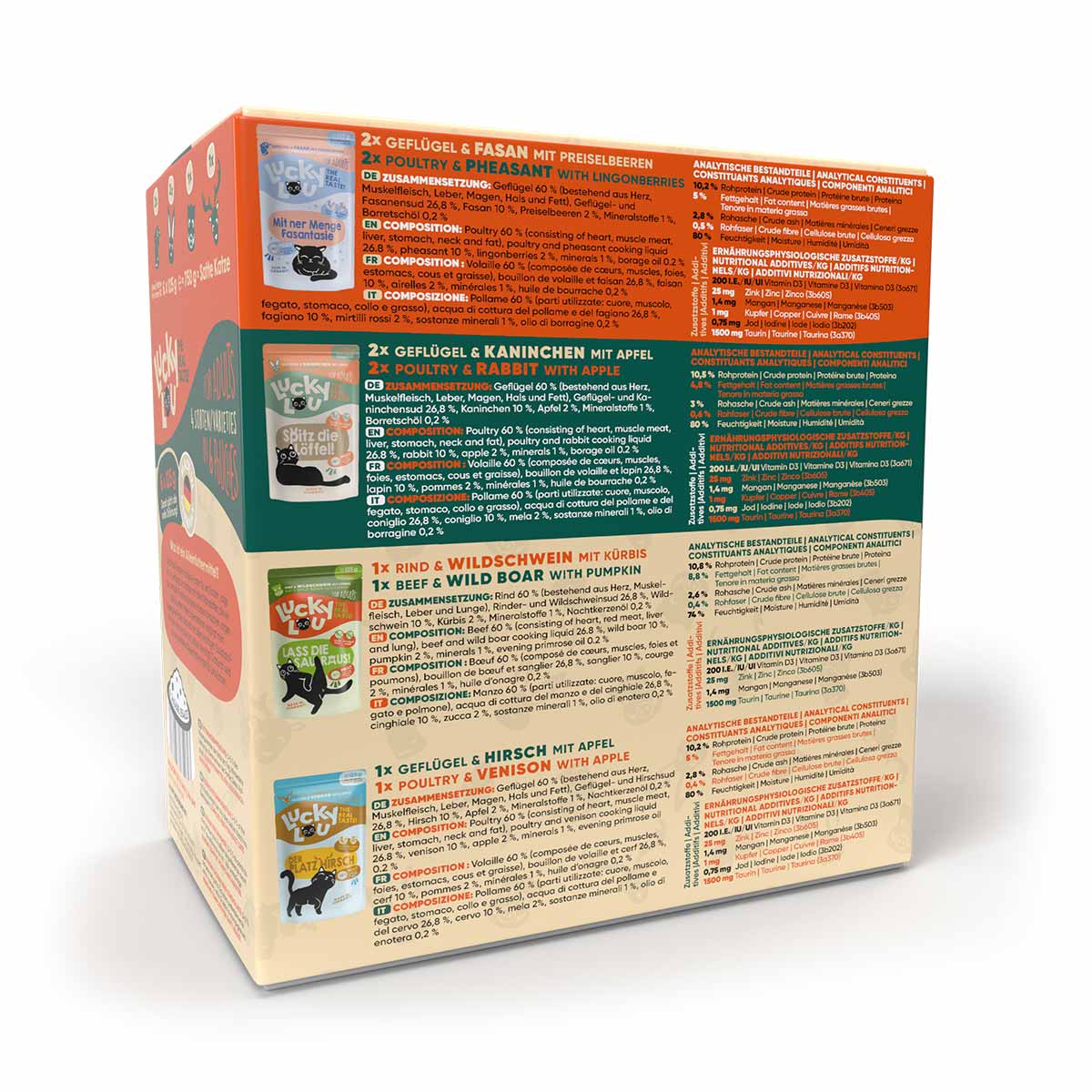 Lucky Lou Lifestage Adult Wild-Mix 6x125g kaufen bei ZooRoyal