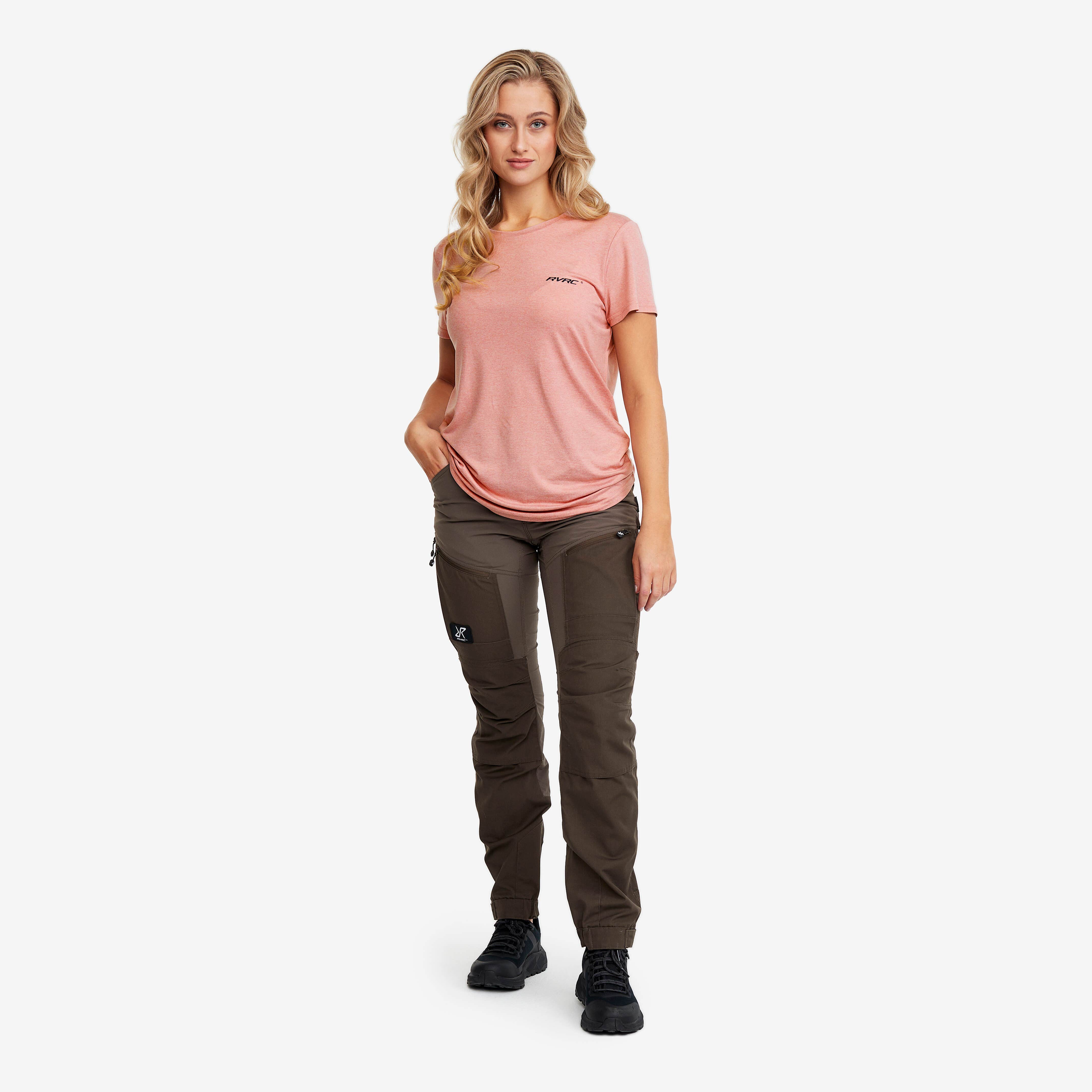 Vagabond Tee Femme Blush Melange
