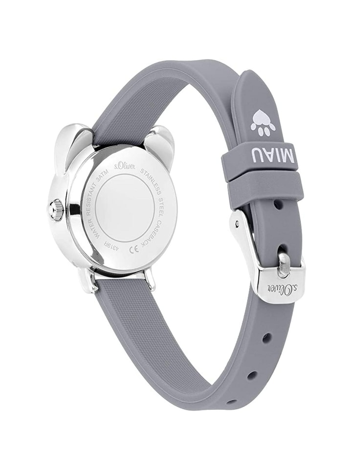 s.Oliver Quarzuhr SO-4319-PQ in Silber günstig kaufen onesize
