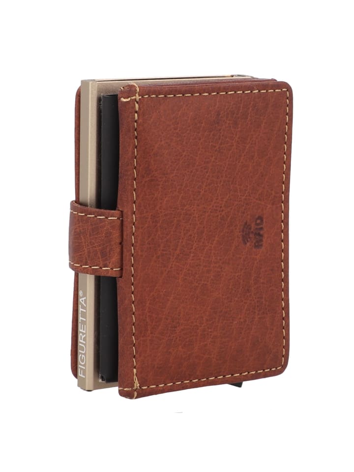 Greenburry Vintage Geldbörse RFID Schutz Leder 10 cm in cognac günstig kaufen onesize